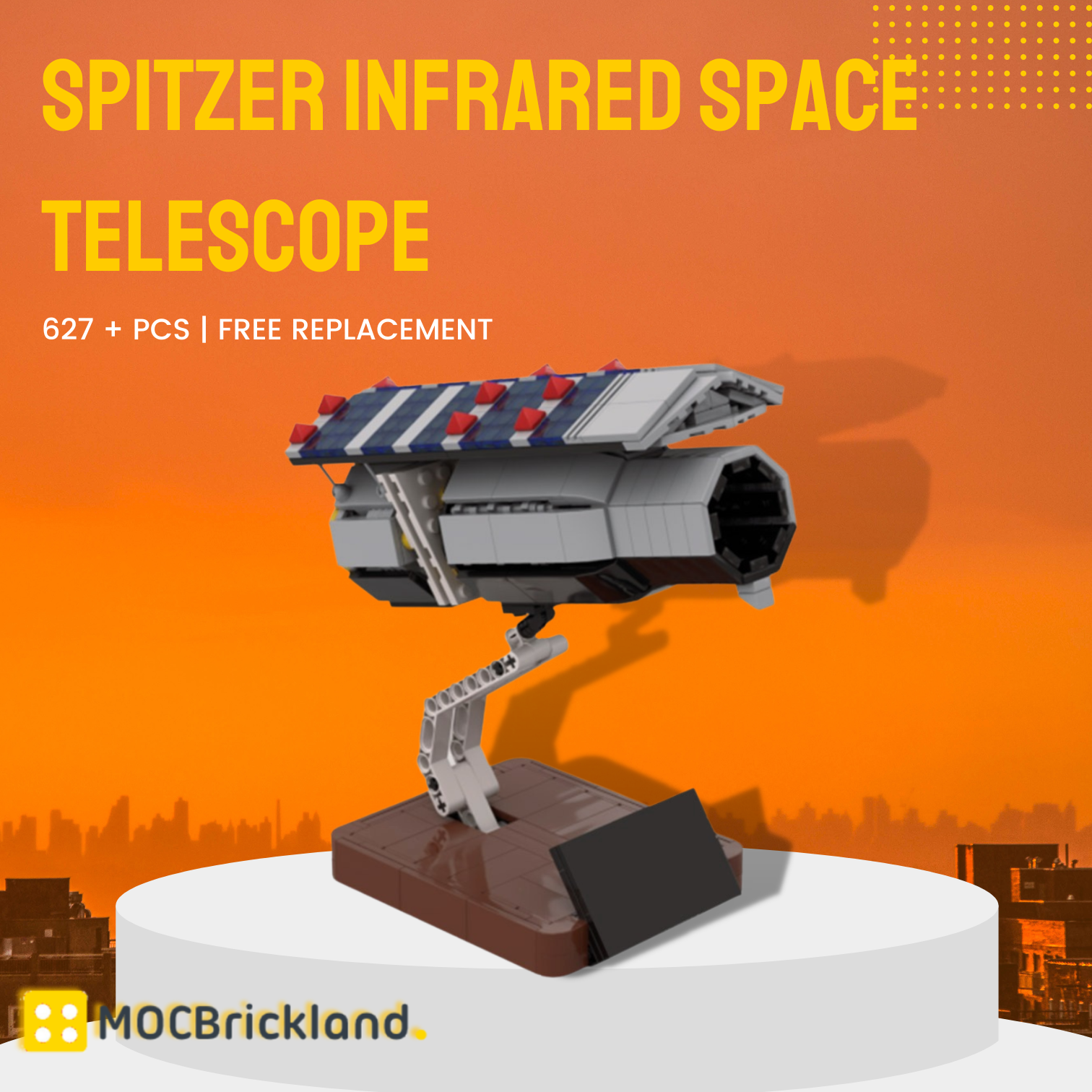 Spitzer Infrared Space Telescope MOC-104213 Space With 627 Pieces