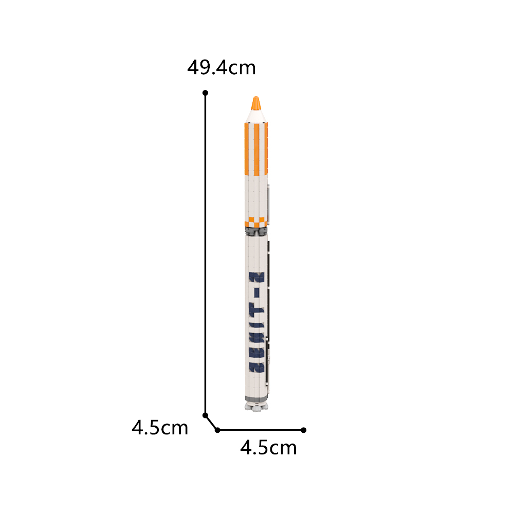 Zenit - 2 Rocket(1:110 Scale) MOC-104466 Space With 638 Pieces