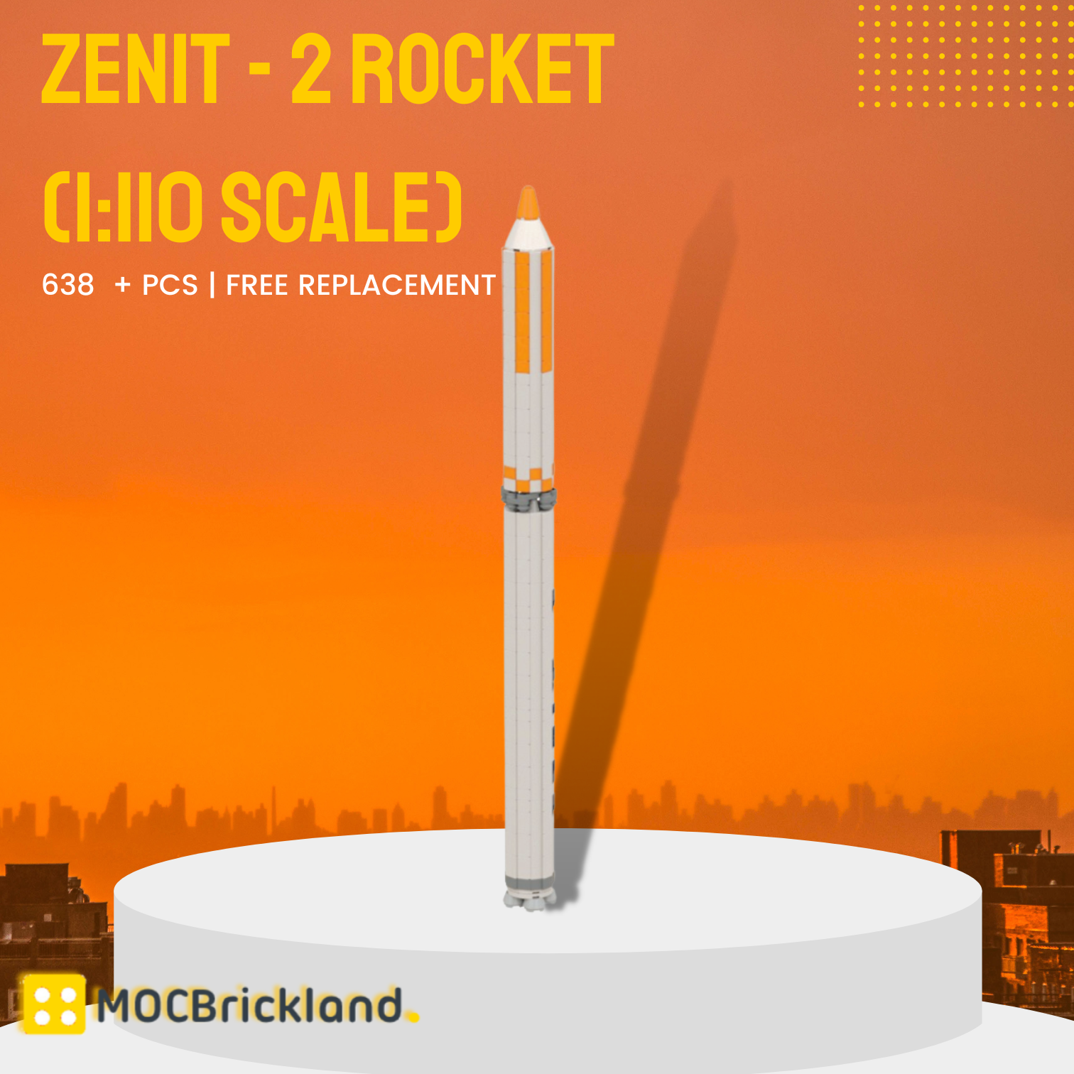 Zenit - 2 Rocket(1:110 Scale) MOC-104466 Space With 638 Pieces
