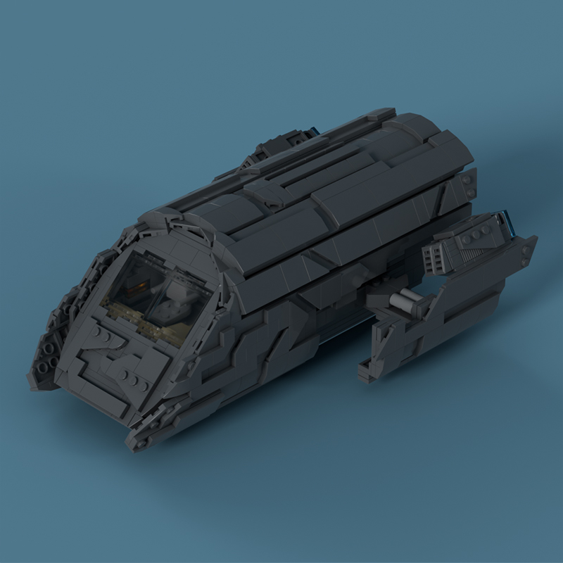 Stargate Puddle Jumper MOC-105605 MOVIE with 1110 Pieces