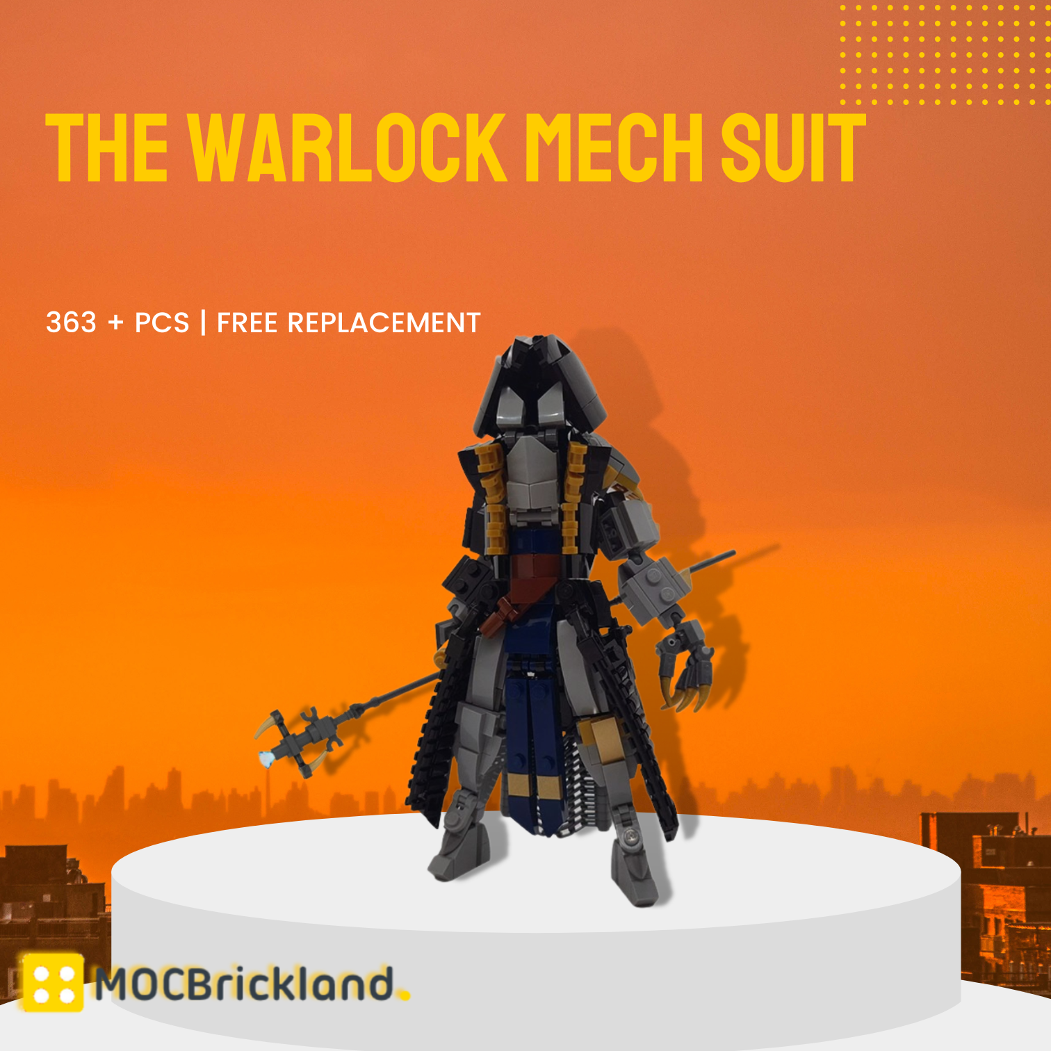 The Warlock Mech Suit MOC-111511 Movie With 363 Pieces