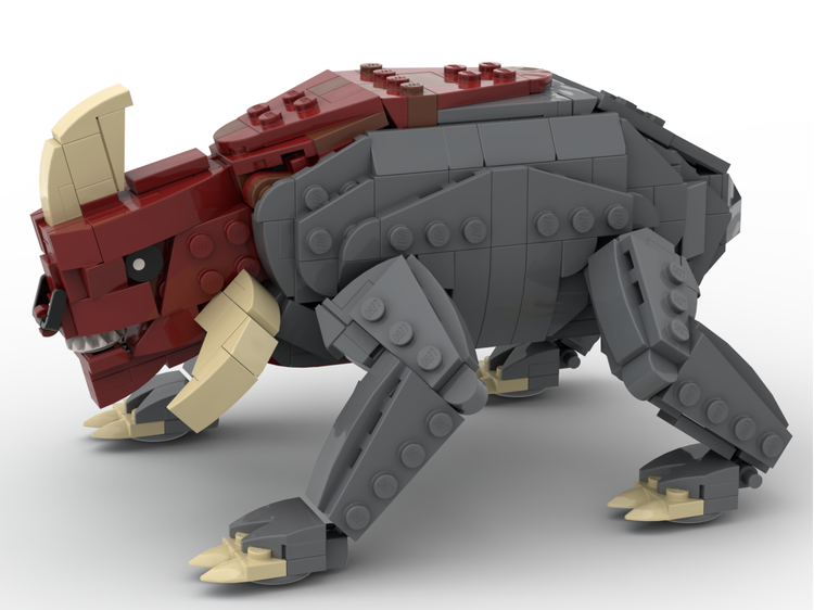 Reek Beast - From Petranaki / Geonosian Arena MOC-113817 Star Wars With 487 Pieces
