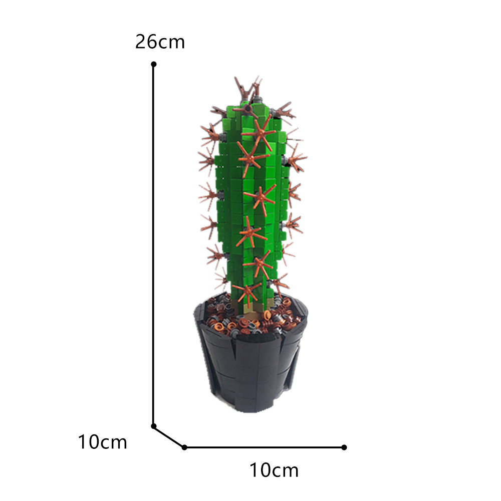 Mini Saguaro Cactus (Carnegiea Gigantea) MOC-118883 Creator With 740 Pieces
