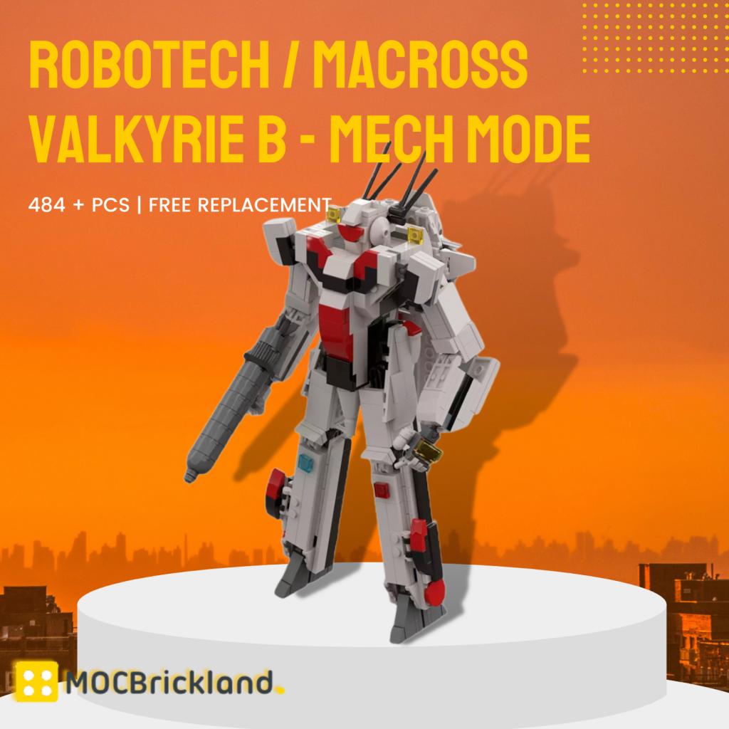 Robotech / Macross Valkyrie B - Mech Mode MOC-124574 Creator With 484 ...