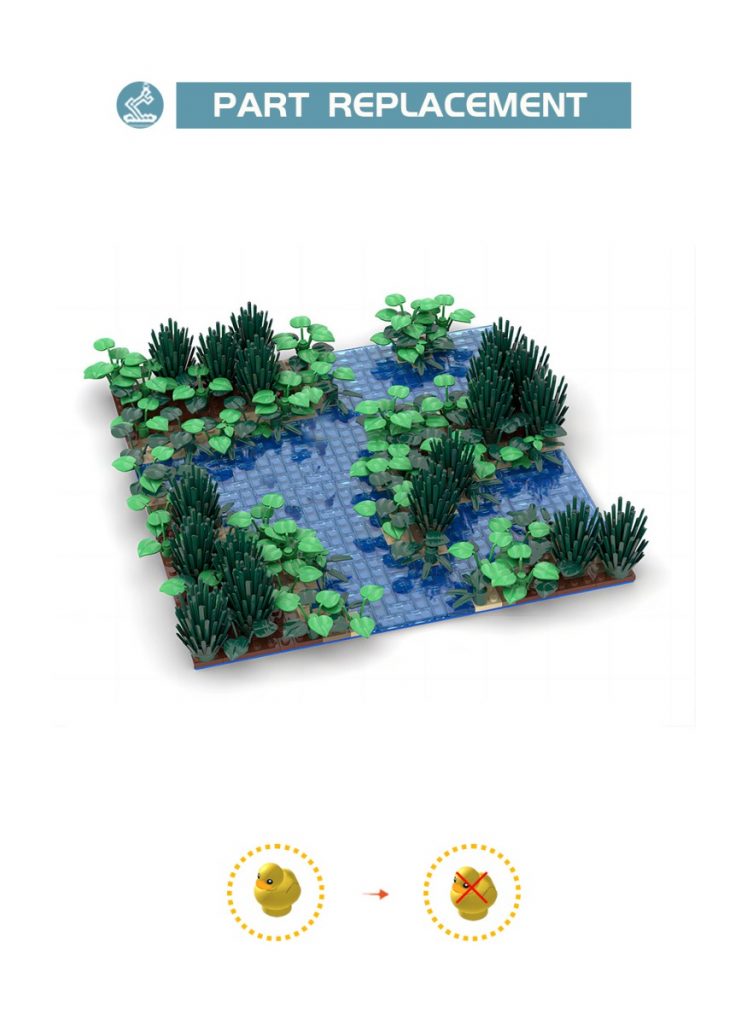 Little Water Landscape MOC-127210 Creator With 536 Pieces