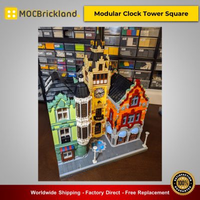 MOC-21266 Modular Clock Tower Square Modular Buildings Designed By ...