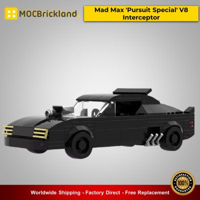 MOC-21806 Movie Mad Max ‘Pursuit Special’ V8 Interceptor Designed By mkibs With 252 Pieces