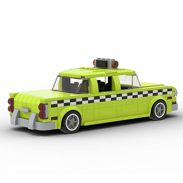 Taxi Driver 1975 NYC Checker Taxi Cab Technic MOC-22002 by mkibs with 430 pieces