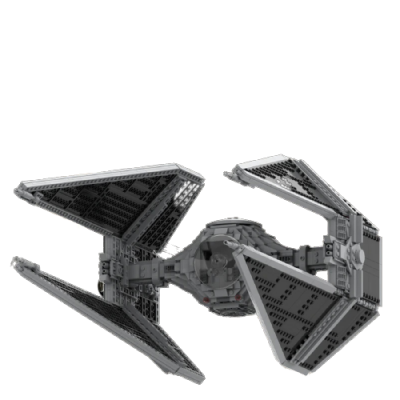 UCS TIE Interceptor Star Wars MOC-24028 by wheelsspinnin with 1612 ...