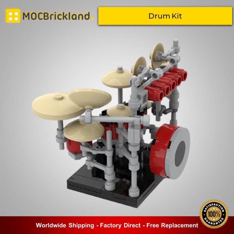 Drum Kit MOC 24121 City Designed By Moc LEGO With 95 Pieces MOC Brick