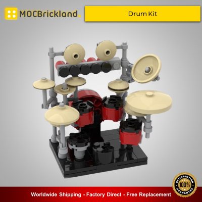 Drum Kit MOC 24121 City Designed By Moc LEGO With 95 Pieces