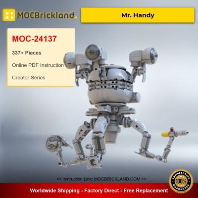 Mr. Handy MOC-24137 Creator Designed By daarken With 337 Pieces