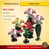Flowers Pots MOC-24930 Creator Designed By Labsrl With 82 Pieces
