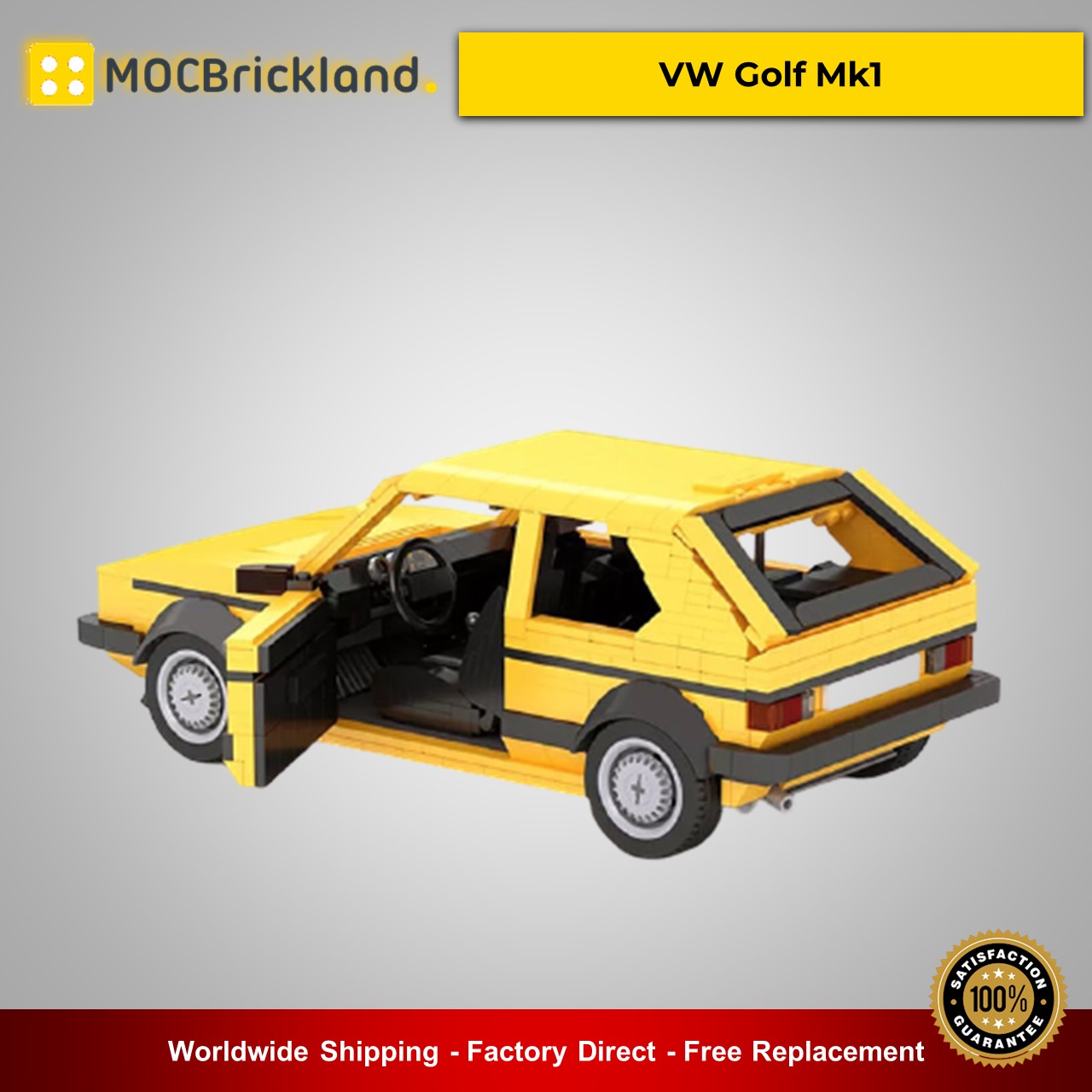 MOC-26902 Technic VW Golf Mk1 Designed By buildme With 1390 Pieces 
