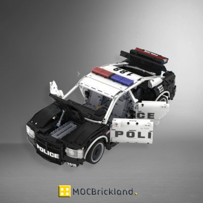 MOC 27336 Dodge Charger US Police Car Designed By thomasz