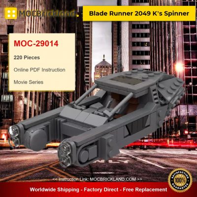 Blade Runner 2049 K’s Spinner MOC-29014 Movie Designed By Dasadles With 220 Pieces