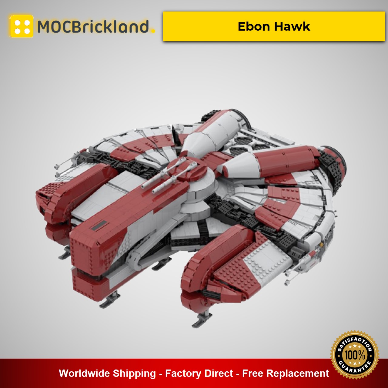 Ebon Hawk MOC-30979 Star Wars Designed By BrickBoyz Custom Designs With  6241 Pieces
