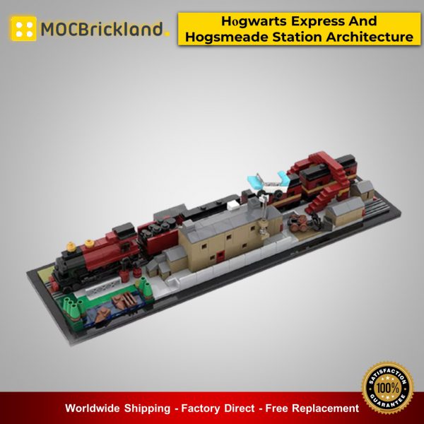 MOC-31632 Movie Hօgwarts Express And Hogsmeade Station Architecture Harry Potter By MOMAtteo79 With 706 Pieces