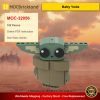 Baby Yoda MOC-32056 Star Wars Designed By R0Sch With 102 Pieces