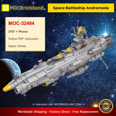 MOC-32484 Space Battleship Andromeda Designed By apenello With 2187 Pieces