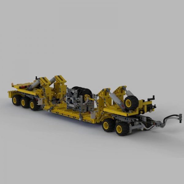 Oshkosh M1070 Civil-Version Tractor with Heavy Duty Trailer Technic MOC-34732 by legolaus with 2730 pieces