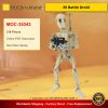 B1 Battle Droid MOC-35343 Star Wars Designed By 2bricksofficial With 319 Pieces