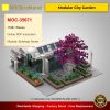 MOC-35671 Modular Buildings Modular City Garden Designed By gabizon With 1168 Pieces