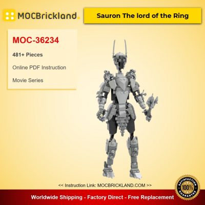 Sauron The lord of the Ring MOC-36234 Movie Designed By buildbetterbricks With 481 Pieces