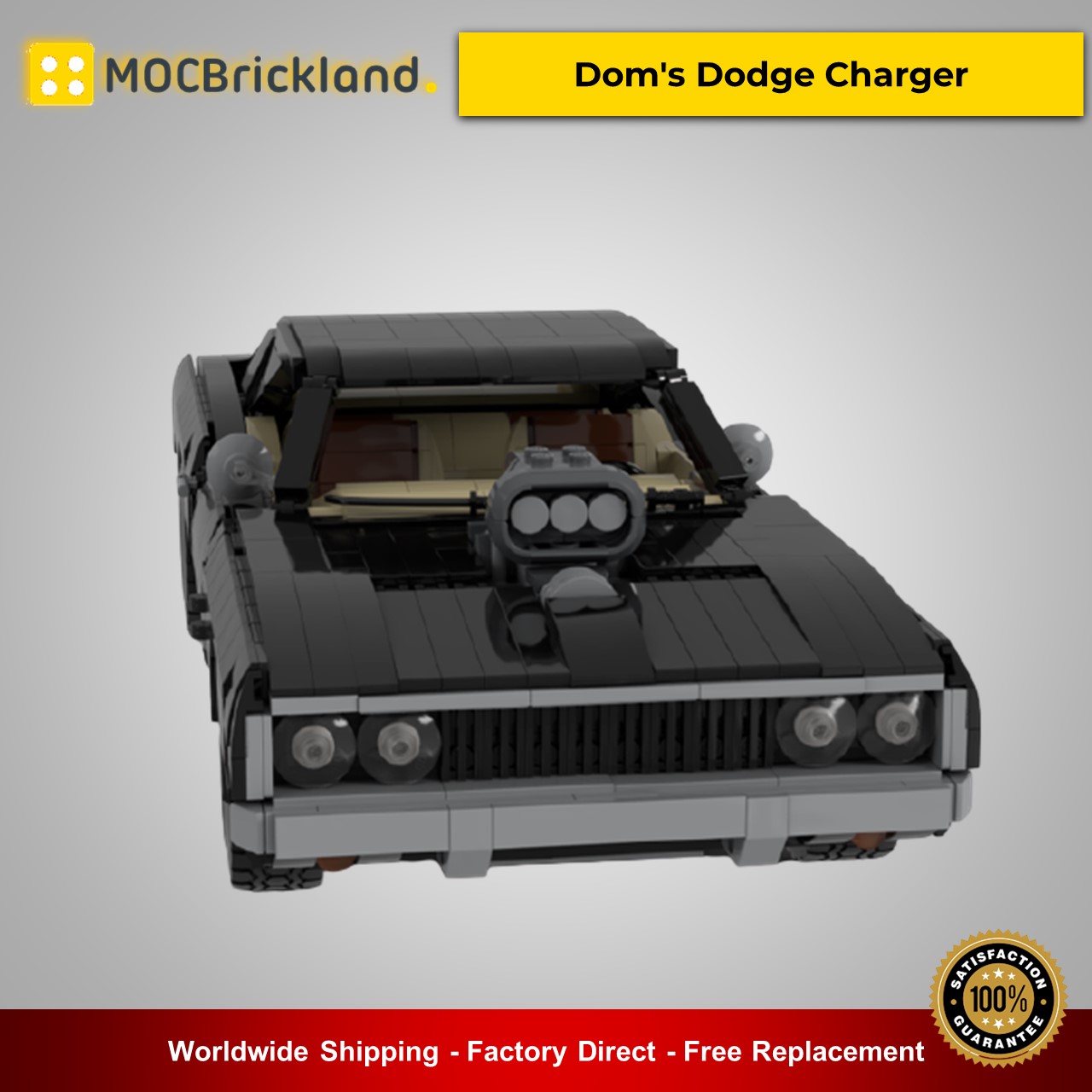 LEGO MOC Dodge Charger the fast and the furious (Dom's Charger) by