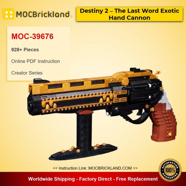 Destiny 2 – The Last Word Exotic Hand Cannon MOC-39676 Creator Designed By NickBrick With 928 Pieces