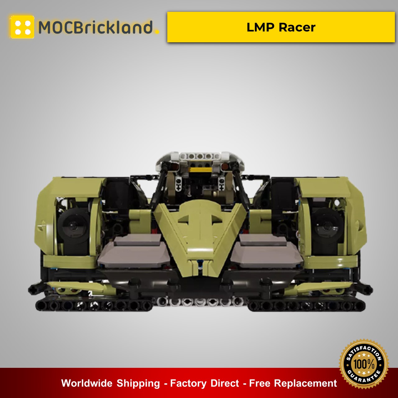 forbinde Eksklusiv tørst MOC-42338 Technic LMP Racer Alternative Build of LEGO Set 42110-1 Designed  By Dyens Creations With 2304 Pieces - MOC Brick Land