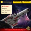 Colonial Viper MK1 – Version 2.0 – Gray MOC-45867 Space Designed By apenello With 604 Pieces