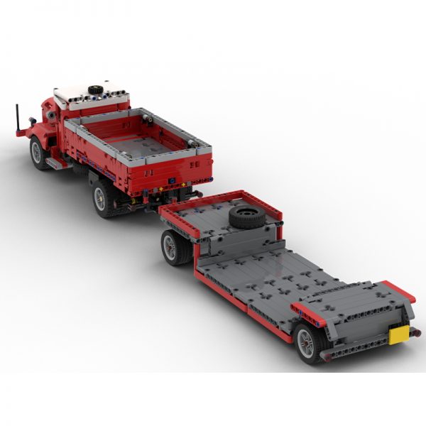 Side Dumper Truck with Low Loader Trailer “Büssing” ( 42098 C-Model) Technic MOC-47757 by time-hh with 1210 pieces