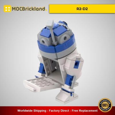 MOC-48008 Star Wars R2-D2 Designed By Jean_Bomber With 1063 Pieces