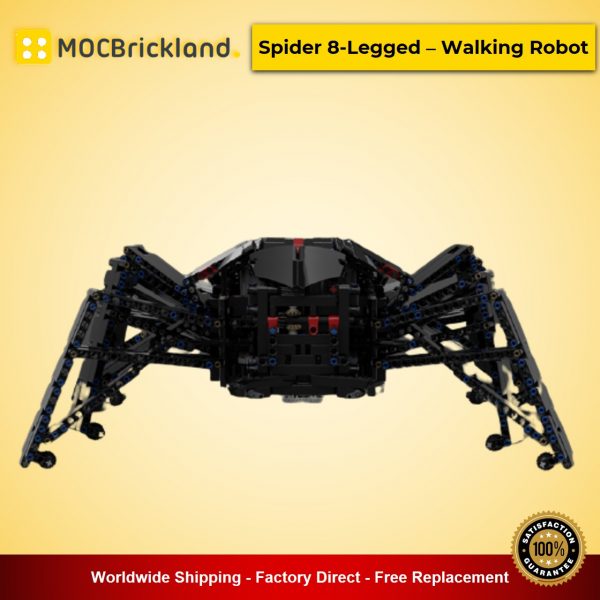 Spider 8-Legged – Walking Robot MOC-48024 Creator Designed By technicrocks With 1462 Pieces