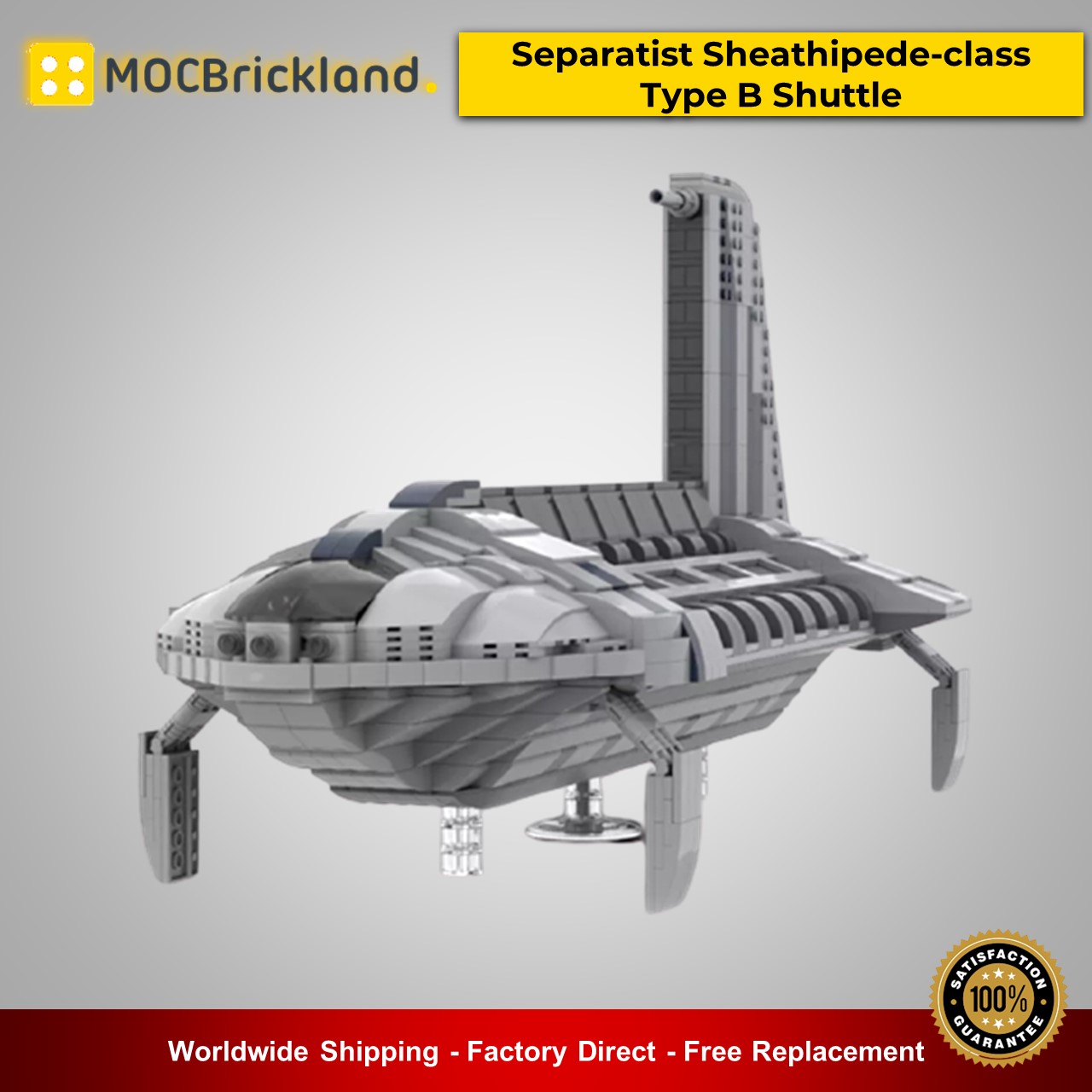 MOC-48229 Separatist Sheathipede-class Type B Shuttle Star Wars ...