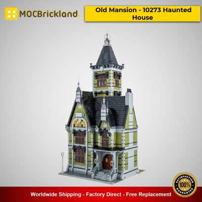 MOC-49479 Modular Buildings Old Mansion – 10273 Haunted House Designed By Das_Felixle With 1442 Pieces