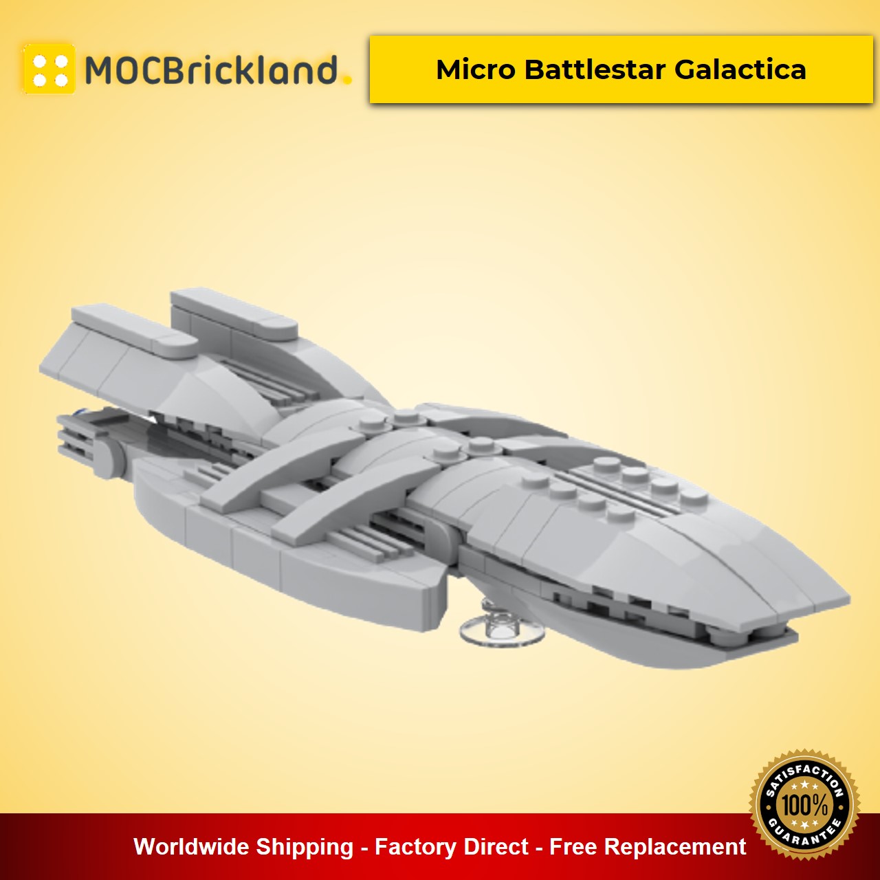 Micro Battlestar Galactica MOC-49804 Space Designed By neroz With 189 Pieces