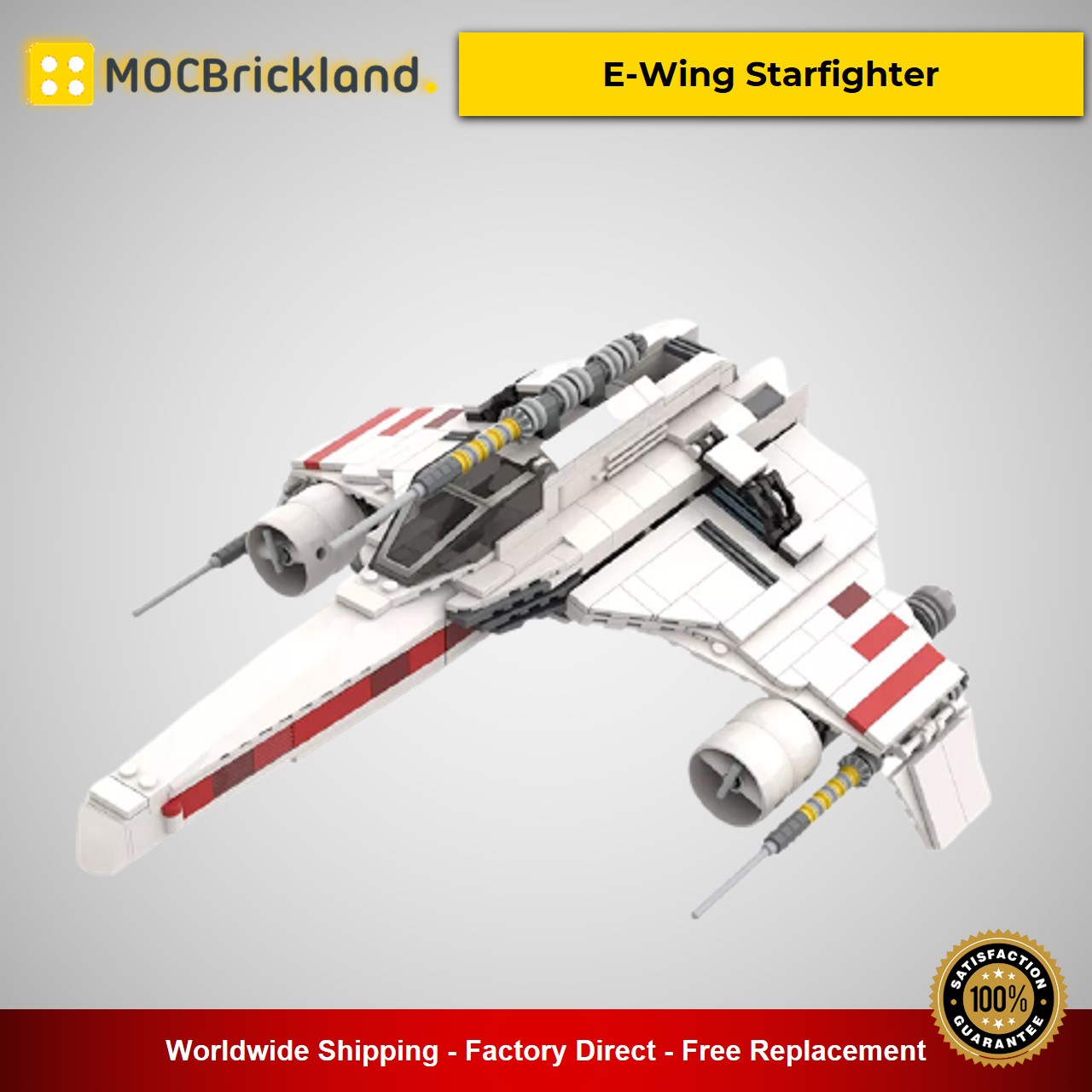 MOC-50114 Star Wars E-Wing Starfighter Designed By NeoSephiroth With 541 Pieces
