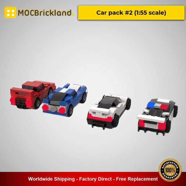 Car pack #2 (1:55 scale) MOC-50568 Creator Designed By Mobilbenja With 285 Pieces