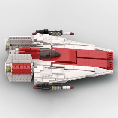 RZ-1 A-Wing Starfighter Star Wars MOC-51096 by McGreedy with 687 Pieces