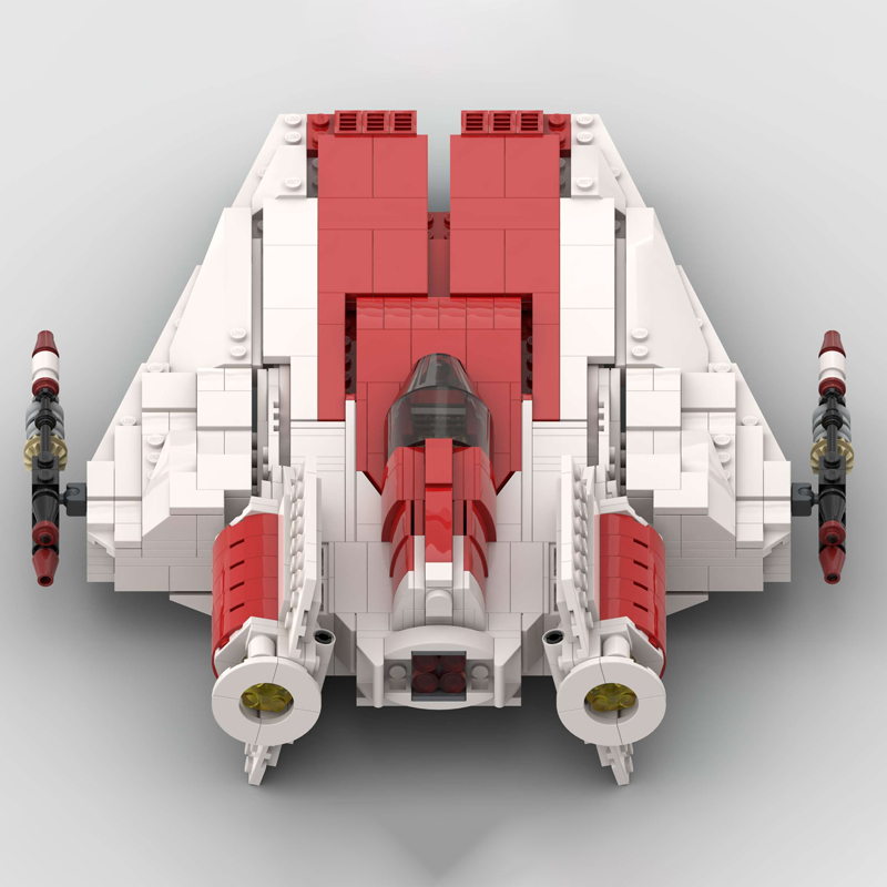 RZ-1 A-Wing Starfighter Star Wars MOC-51096 by McGreedy with 687 Pieces