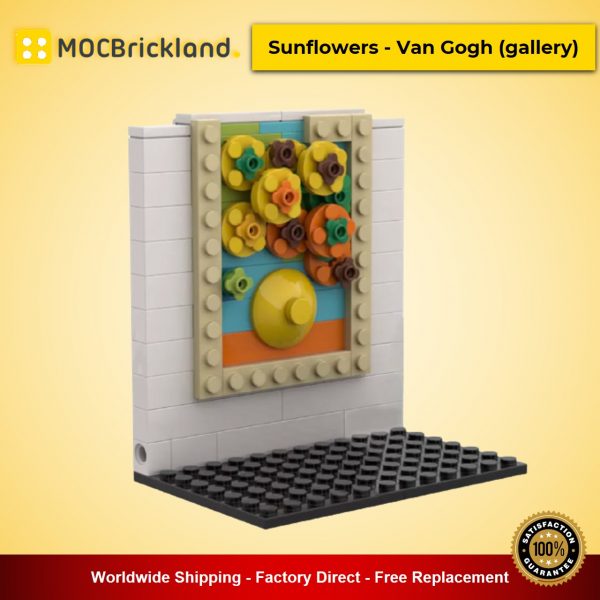 MOC-52297 Creator Sunflowers – Van Gogh (gallery) Dessigned By Lenarex With 92 Pieces