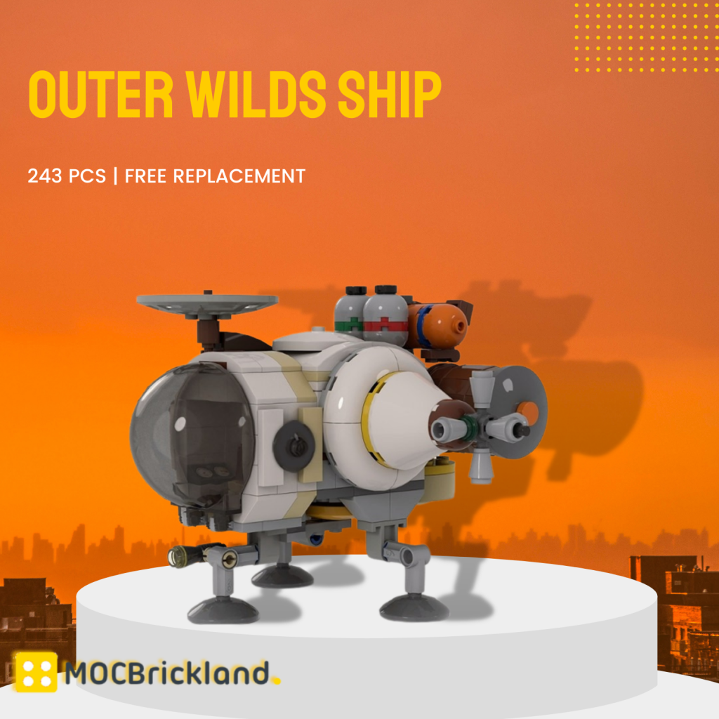 Outer Wilds Ship MOC54631 Space With 243 Pieces MOC Brick Land