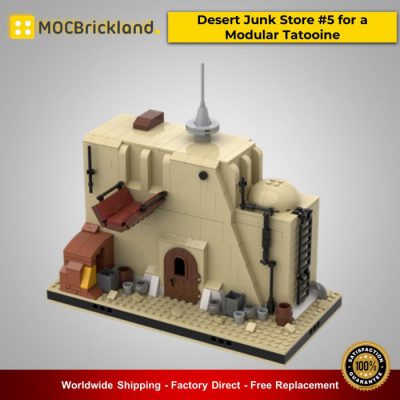 Desert Junk Store #5 for a Modular Tatooine MOC-55496 Star Wars Designed By gabizon With 544 Pieces