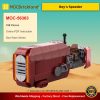 Rey’s Speeder MOC-56363 Star Wars Designed By JohndieRocks With 168 Pieces