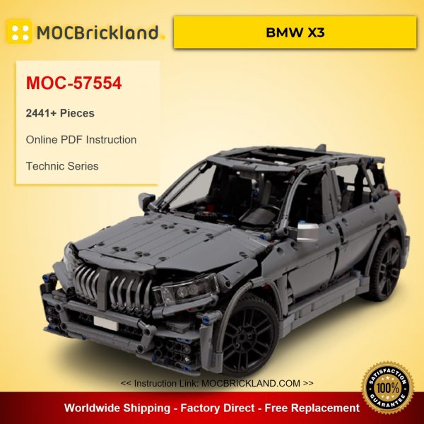 BMW X3 MOC-57554 Technic Designed By Jeroen Ottens With 2441 Pieces