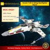 Incom T-65 X Wing Starfighter Red 5 MOC-59321 Star Wars Designed By 2bricksofficial With 2253 Pieces