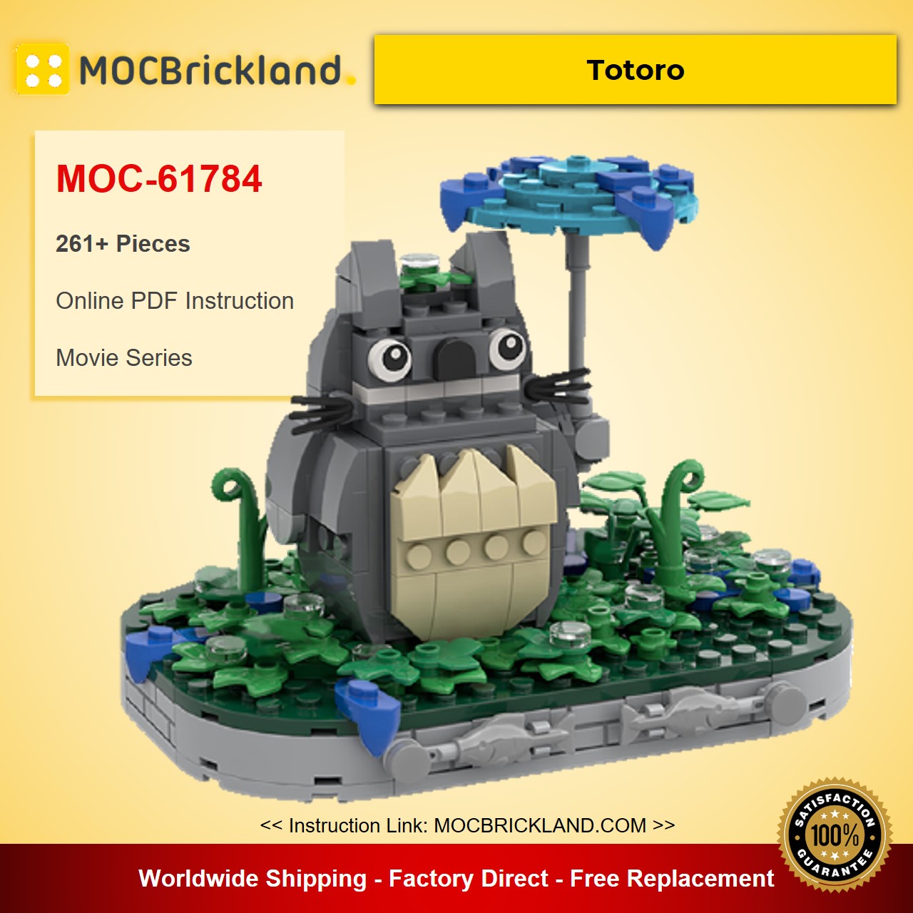 Totoro MOC-61784 Movie Designed By Superesc With 261 Pieces 