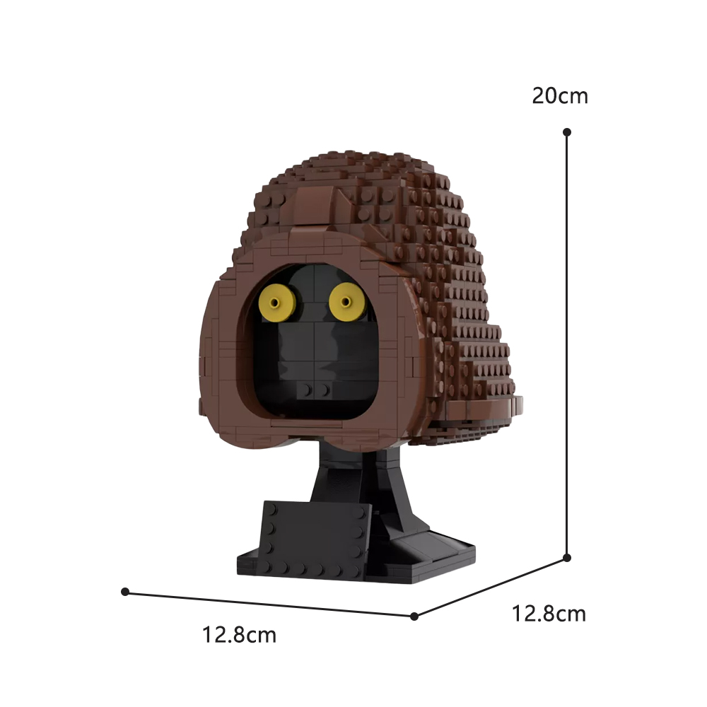 Jawa bust - Helmet Collection Style MOC-70376 Star Wars With 740 Pieces